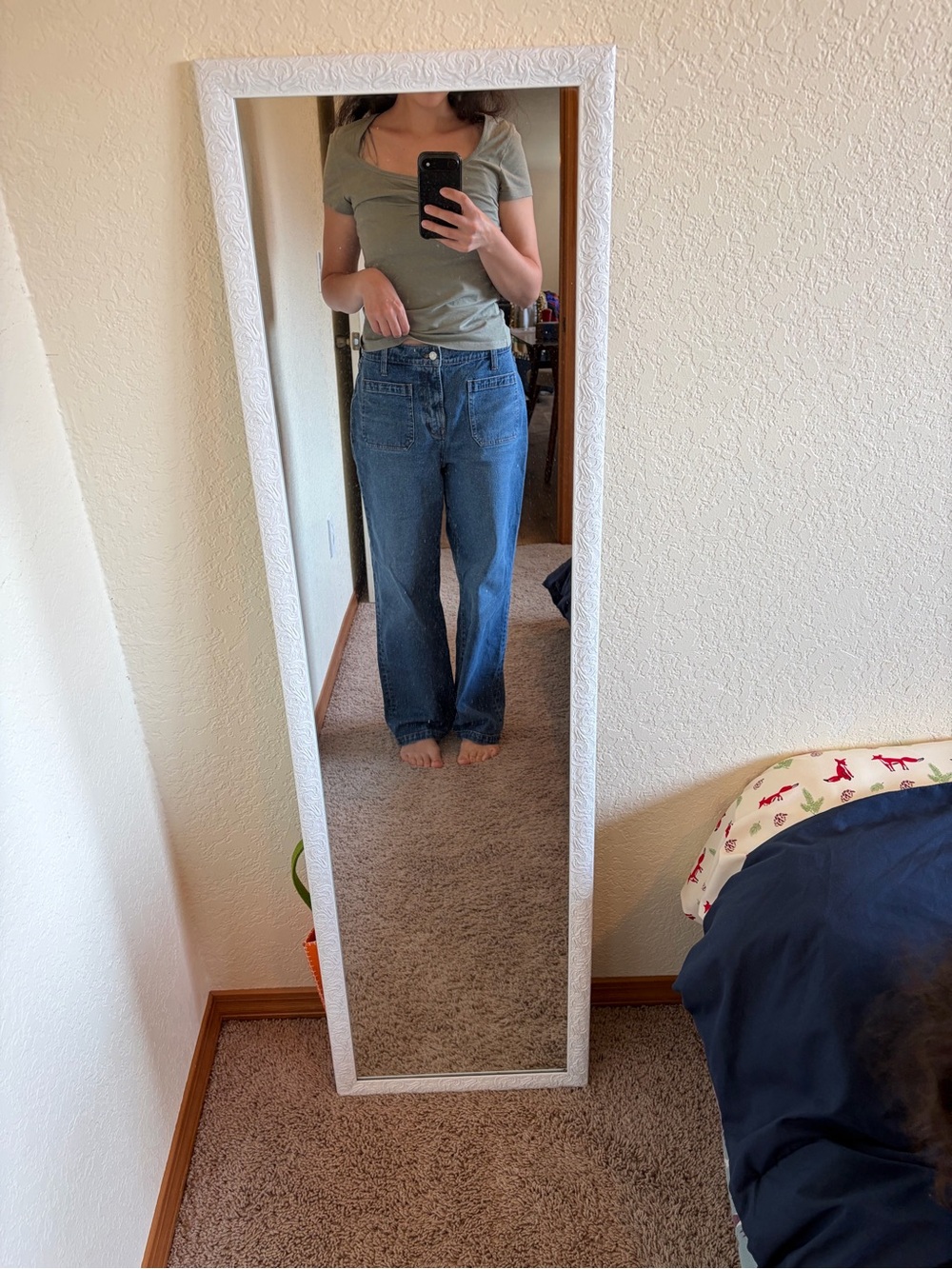 Madewell The Perfect Vintage Patch Pocket Wide Leg Jeans